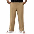 Men's Korean Style Biscuit Color Straight Fit Formal Pant – Smart & Comfortable