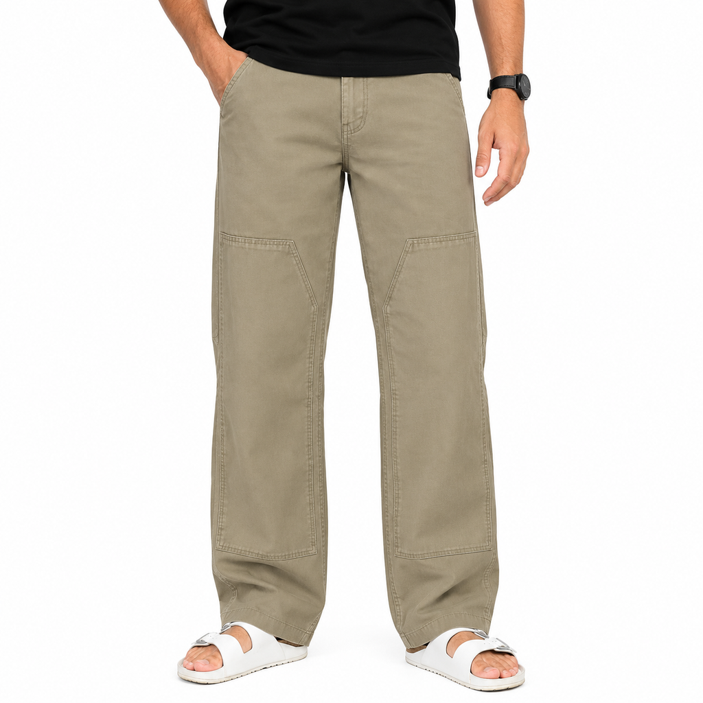 Carpenter Style Casual Pants – Grey